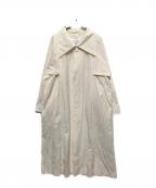 IIROTイロット）の古着「Over Yoke 2way Coat ロングコート」｜ベージュ