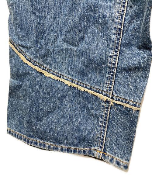 jieda（ジエダ）Jieda (ジエダ) DISTORTED DENIM PANTS インディゴ サイズ:1の古着・服飾アイテム