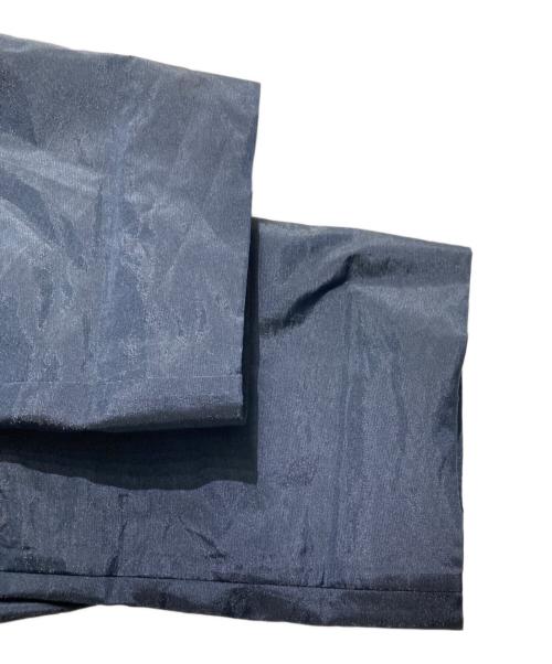 DRAWER（ドゥロワー）DRAWER (ドゥロワー) シルク混ロゴボタンテーラードジャケット ネイビー サイズ:36の古着・服飾アイテム