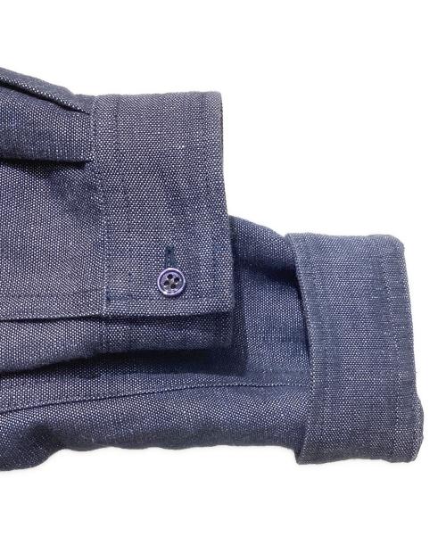 DRAWER（ドゥロワー）Drawer (ドゥロワー) セーラーカラーロングワンピース ブルー サイズ:38の古着・服飾アイテム