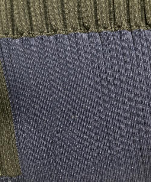 CFCL（シーエフシーエル）CFCL (シーエフシーエル) FLUTED CARDIGAN ブラック×ネイビー サイズ:1の古着・服飾アイテム