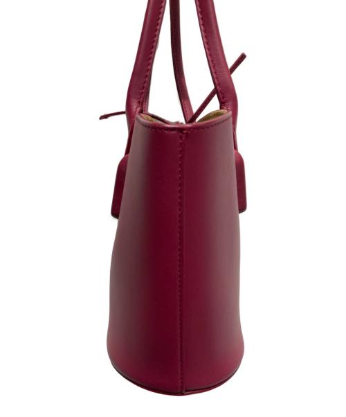 BOTTEGA VENETA（ボッテガベネタ）BOTTEGA VENETA (ボッテガベネタ) レザースモールバスケット レッドの古着・服飾アイテム