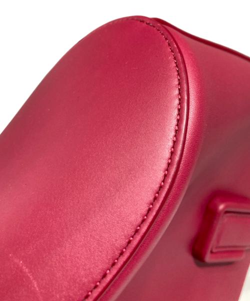 BOTTEGA VENETA（ボッテガベネタ）BOTTEGA VENETA (ボッテガベネタ) レザースモールバスケット レッドの古着・服飾アイテム