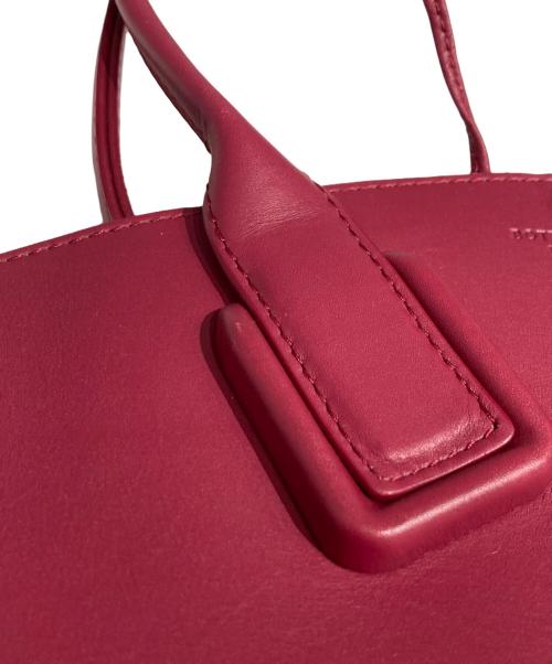 BOTTEGA VENETA（ボッテガベネタ）BOTTEGA VENETA (ボッテガベネタ) レザースモールバスケット レッドの古着・服飾アイテム