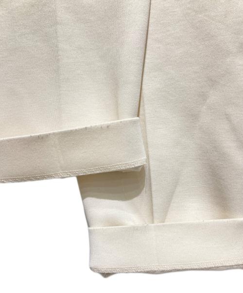ebure（エブール）EBURE (エブール) 2タック テーパード スラックス ホワイト サイズ:36の古着・服飾アイテム