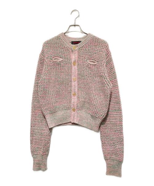 CABAN（キャバン）CABAN (キャバン) ニットカーディガン ピンク サイズ:FREEの古着・服飾アイテム
