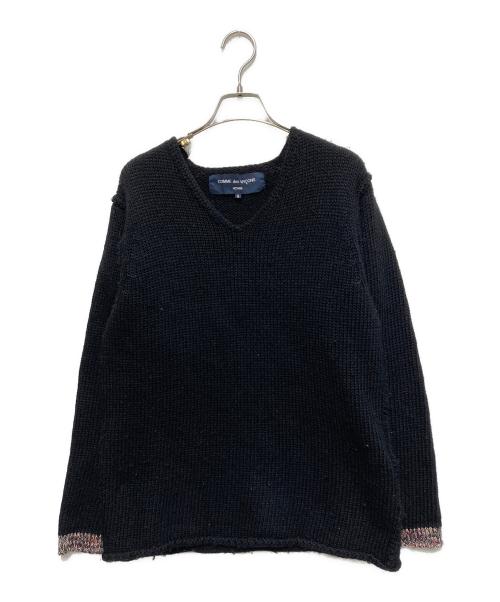 COMME des GARCONS（コムデギャルソン）COMME des GARCONS (コムデギャルソン) 05AW Vネックニット ブラック サイズ:sの古着・服飾アイテム
