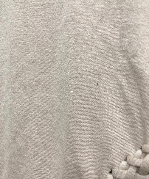 masu（エムエーエスユー）MASU (エムエーエスユー) WAVING BRAID LONG SLEEVE T-SHIRTS ベージュ サイズ:46の古着・服飾アイテム