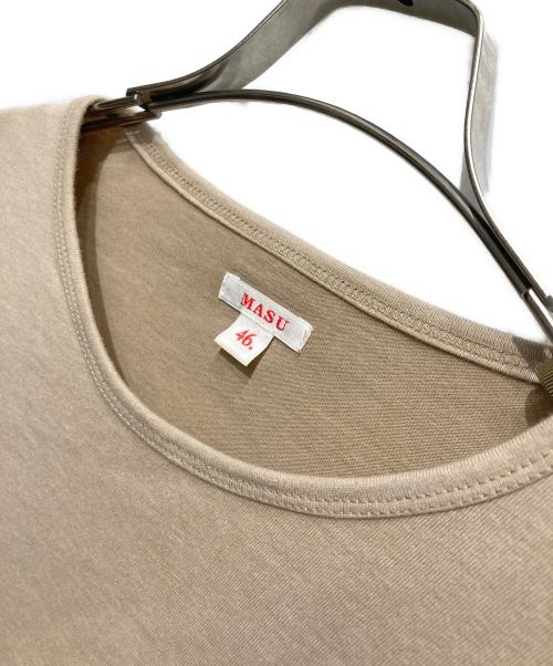 masu（エムエーエスユー）MASU (エムエーエスユー) WAVING BRAID LONG SLEEVE T-SHIRTS ベージュ サイズ:46の古着・服飾アイテム