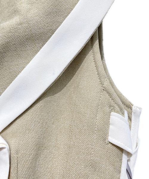 Snidel（スナイデル）Snidel (スナイデル) サイドプリーツツイードワンピース ベージュ サイズ:1の古着・服飾アイテム