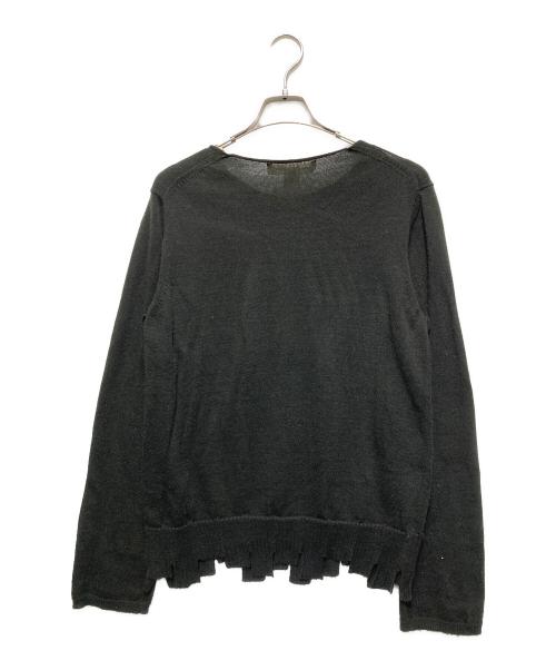 COMME des GARCONS SHIRT（コムデギャルソンシャツ）COMME des GARCONS SHIRT (コムデギャルソンシャツ) プルオーバーニット ブラック サイズ:Sの古着・服飾アイテム