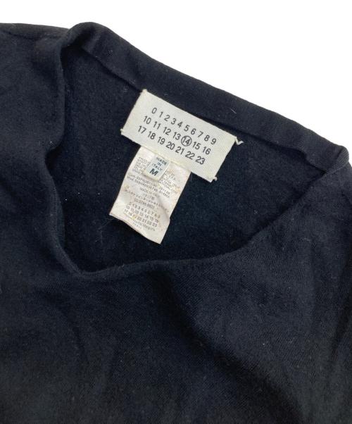Maison Margiela（メゾンマルジェラ）Maison Margiela (メゾンマルジェラ) Vネックニット ブラック サイズ:Mの古着・服飾アイテム