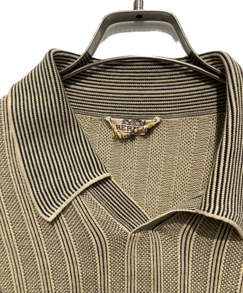 HERMES（エルメス）HERMES (エルメス) 長袖ニット ベージュ サイズ:Lの古着・服飾アイテム