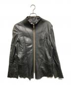 PAUL SMITHポールスミス）の古着「ラムレザージャケット」｜ブラック
