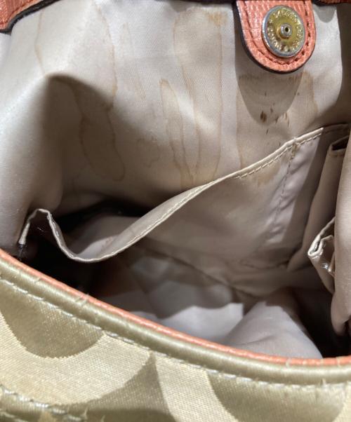 COACH（コーチ）COACH (コーチ) マディソン オプアート キャンバス ショルダーバッグ ベージュ サイズ:不明の古着・服飾アイテム