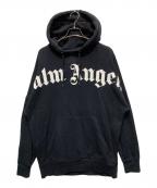 Palm Angelsパーム エンジェルス）の古着「FRONT OVER LOGO HOODIE」｜ブラック