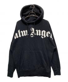 Palm Angels（パーム エンジェルス）の古着「FRONT OVER LOGO HOODIE」｜ブラック