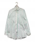 BASERANGEベースレンジ）の古着「OLE SHIRT」｜ブルー×グリーン