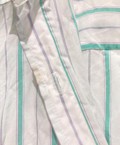 BASERANGE（ベースレンジ）BASERANGE (ベースレンジ) OLE SHIRT ブルー×グリーン サイズ:Mの古着・服飾アイテム