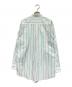 BASERANGE (ベースレンジ) OLE SHIRT ブルー×グリーン サイズ:M：8000円