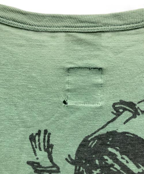 Champion（チャンピオン）Champion (チャンピオン) stussy (ステューシー) ツイストガール プリントTシャツ グリーン サイズ:Mの古着・服飾アイテム