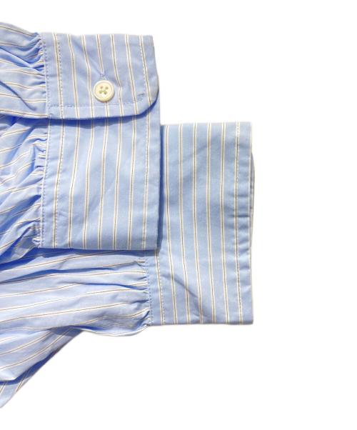 seesew（シーソー）seesew (シーソー) FAKE BLOCKING OVER SHIRTS スカイブルー サイズ:Lの古着・服飾アイテム