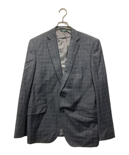 ERMENEGILDO ZEGNA（エルメネジルド・ゼニア）ERMENEGILDO ZEGNA (エルメネジルド・ゼニア) セットアップスーツ ブラック サイズ:98AB6の古着・服飾アイテム