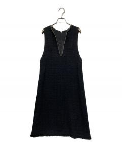 美品☆ANAYI アナイ　ミニドットシフォンラッフルワンピース　近年　36 中古・古着通販】ANAYI (アナイ) ミニドットシフォンラッフル