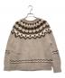 BATONER (バトナ―) OHAIR NORDIC CREW NECK CARDIGAN ブラウン サイズ:1：12000円