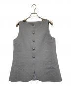 Bibiy.ビビィ）の古着「JEWEL VEST」｜グレー