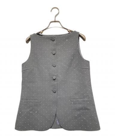 ベスト/ジレ bibiy JEWEL VEST 中古・古着通販】Bibiy. (ビビィ) JEWEL VEST グレー サイズ:FREE