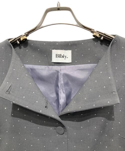 Bibiy.（ビビィ）Bibiy. (ビビィ) JEWEL VEST グレー サイズ:FREEの古着・服飾アイテム