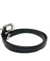 TORY LEATHER (トリーレザー) 3/4 inch 3-Piece Silver Buckle Set Belt ブラック：10000円