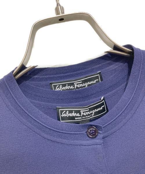 Salvatore Ferragamo（サルヴァトーレ フェラガモ）Salvatore Ferragamo (サルヴァトーレ フェラガモ) アンサンブルワンピース ネイビー サイズ:Sの古着・服飾アイテム