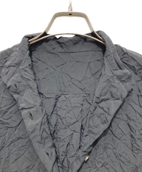cucuri（ククリ）cucuri (ククリ) 有松絞りシャツワンピース ブラック サイズ:FREEの古着・服飾アイテム
