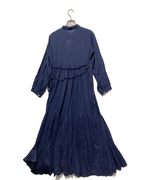 Velnica（ヴェルニカ）Velnica (ヴェルニカ) シャツワンピース ネイビー サイズ:FREEの古着・服飾アイテム