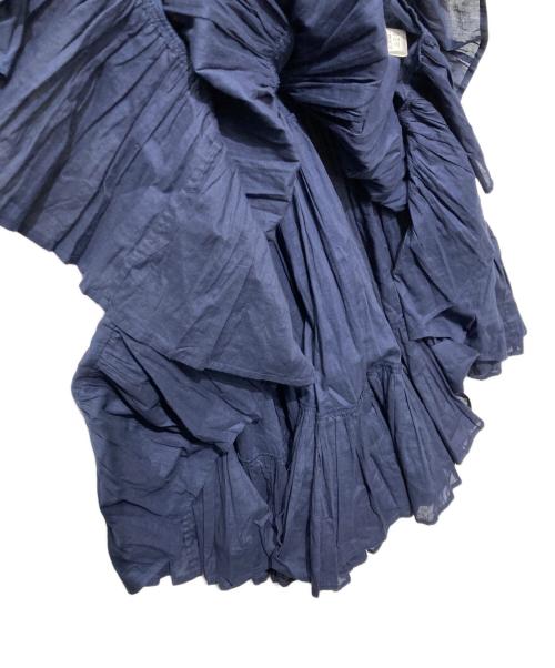 Velnica（ヴェルニカ）Velnica (ヴェルニカ) シャツワンピース ネイビー サイズ:FREEの古着・服飾アイテム