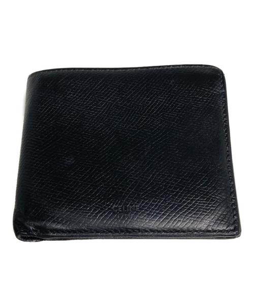 CELINE（セリーヌ）CELINE (セリーヌ) バイフォールド コンパクトウォレット ブラックの古着・服飾アイテム