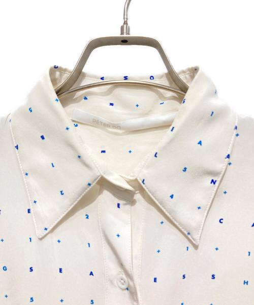 PETER DO（ピーター・ドゥ）PETER DO (ピーター・ドゥ) シルクシャツ ベージュ サイズ:38の古着・服飾アイテム