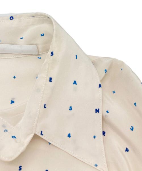 PETER DO（ピーター・ドゥ）PETER DO (ピーター・ドゥ) シルクシャツ ベージュ サイズ:38の古着・服飾アイテム