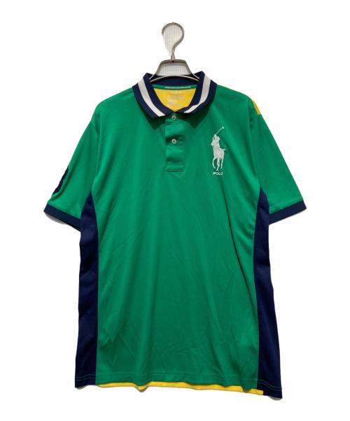 POLO RALPH LAUREN（ポロ・ラルフローレン）POLO RALPH LAUREN (ポロ・ラルフローレン) ポロシャツ グリーン サイズ:XLの古着・服飾アイテム