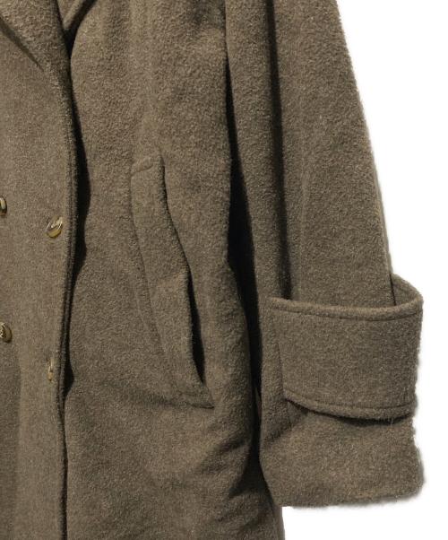 STYLE MIXER（スタイルミキサー）STYLE MIXER (スタイルミキサー) 2WAYカラーウールロングダブルコート カーキ サイズ:Sの古着・服飾アイテム