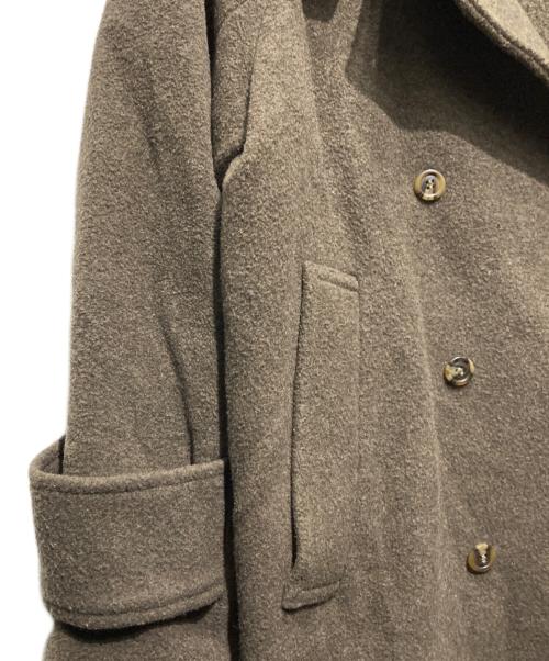 STYLE MIXER（スタイルミキサー）STYLE MIXER (スタイルミキサー) 2WAYカラーウールロングダブルコート カーキ サイズ:Sの古着・服飾アイテム