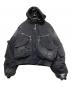 TH4SWE（ザフォースウィ）の古着「WASHED ROUND SHAPED BOMBER DOUBLE LAYERED HAT AVIATION JACKET」｜ブラック