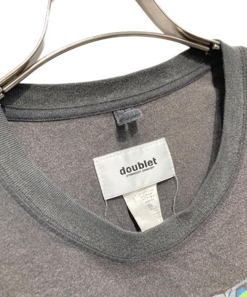 doublet（ダブレット）doublet (ダブレット) ST COMPANY (エスティーカンパニー) TAKASAKI KARUTA T-SHIRT ブラック サイズ:Sの古着・服飾アイテム
