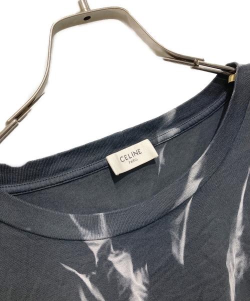 CELINE（セリーヌ）CELINE (セリーヌ) ロゴ タイダイ 半袖Tシャツ ブラック サイズ:Lの古着・服飾アイテム
