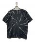 CELINE (セリーヌ) ロゴ タイダイ 半袖Tシャツ ブラック サイズ:L：27000円