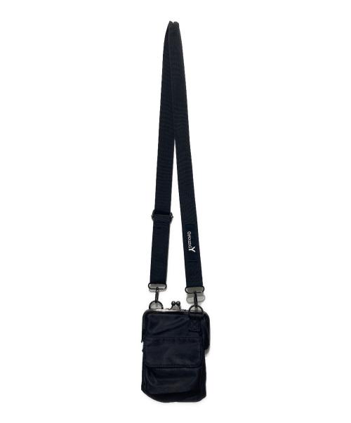 GROUND Y（グラウンドワイ）GROUND Y (グラウンドワイ) SMALL HELMET BAG WITH CLASP ブラックの古着・服飾アイテム