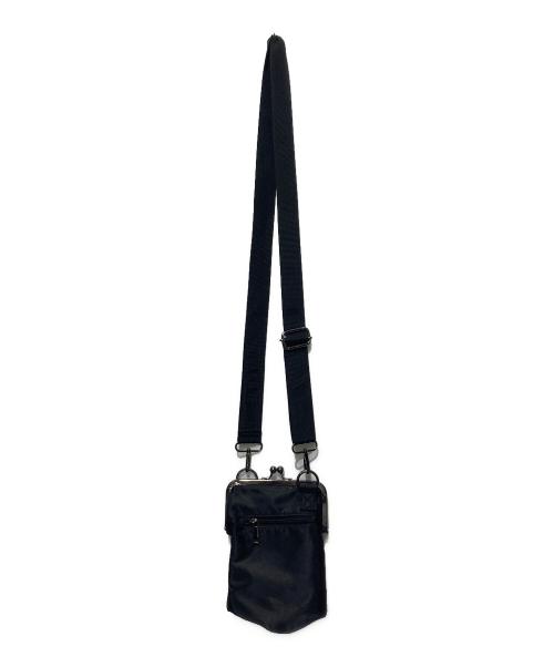 GROUND Y（グラウンドワイ）GROUND Y (グラウンドワイ) SMALL HELMET BAG WITH CLASP ブラックの古着・服飾アイテム