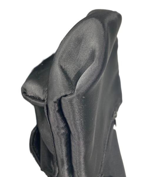 GROUND Y（グラウンドワイ）GROUND Y (グラウンドワイ) SMALL HELMET BAG WITH CLASP ブラックの古着・服飾アイテム